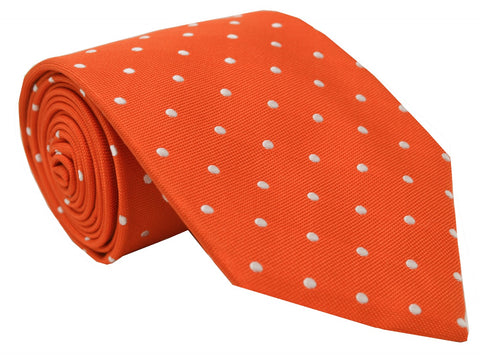 Ross Dot Orange Tie