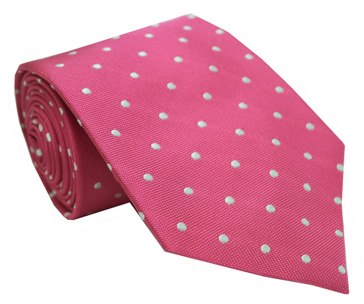 Ross Dot Pink Tie