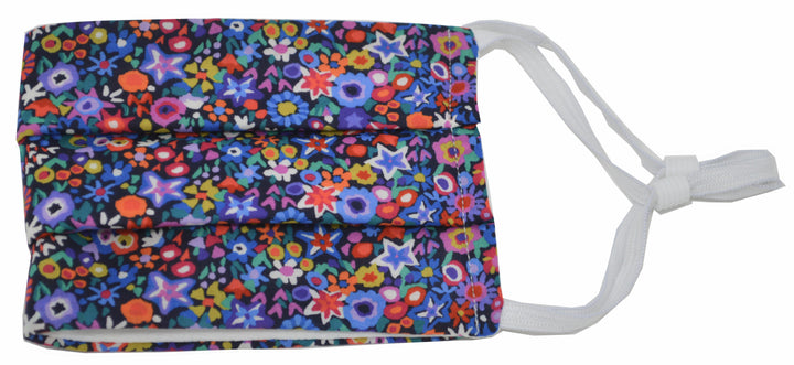 Dazzle Pleated Face Mask With Nose Bridge