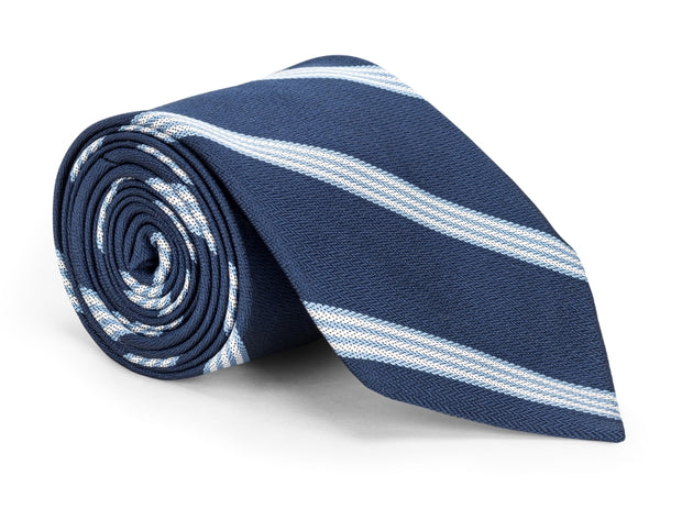 Decker Navy Stripe Tie