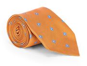 Devens Orange Foulard Tie