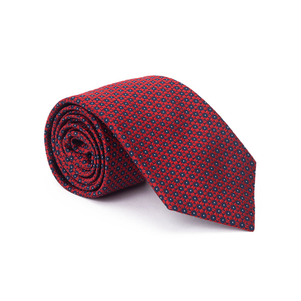 Eckford Red Floral Tie