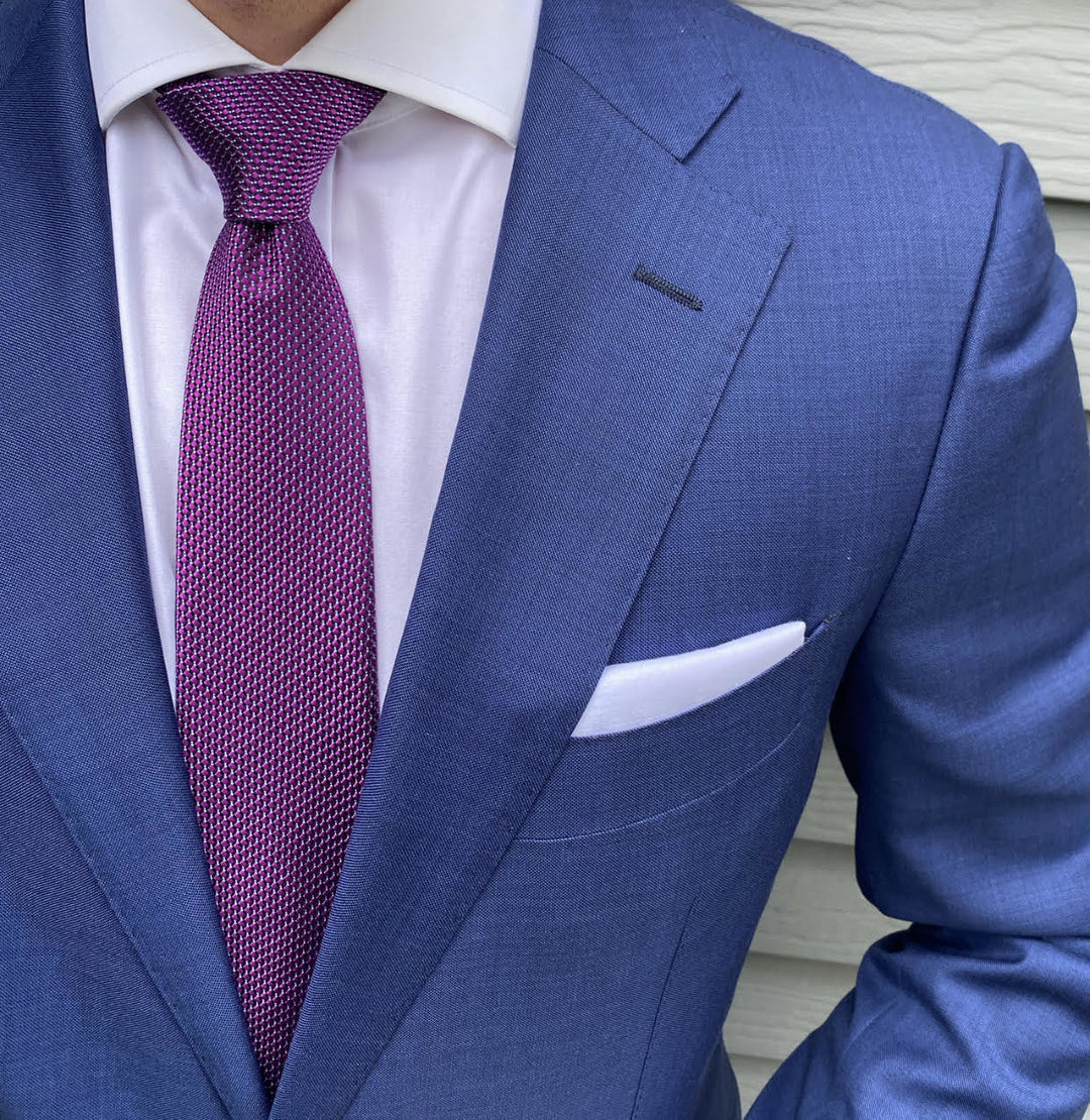 Waldron Purple Micro Geo Tie