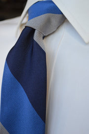 Harrison Striped Tie Gray