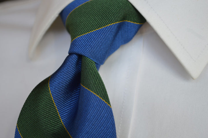Murray Striped Tie Green