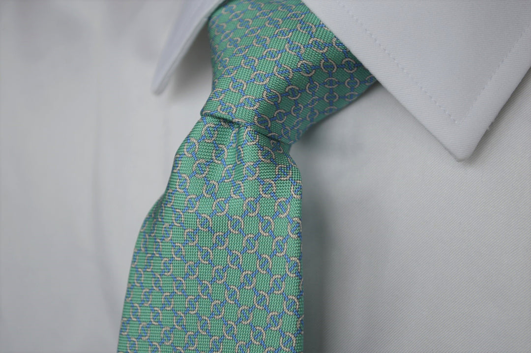 Rawlins Panama Link Tie Green
