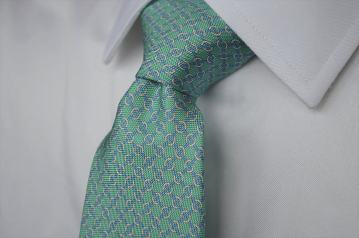 Rawlins Panama Link Tie Green