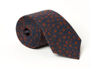 Ludlow Navy Floral Tie