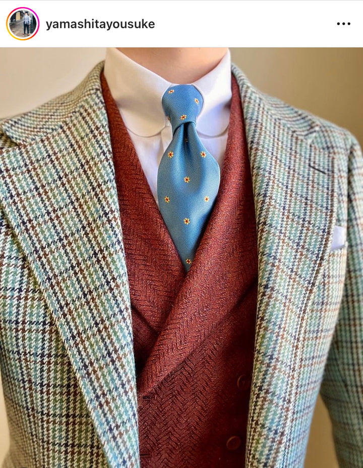 Fisher Blue Foulard Tie