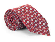 Livingston Red Foulard Tie