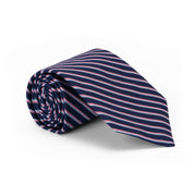 Milton Navy Striped Tie