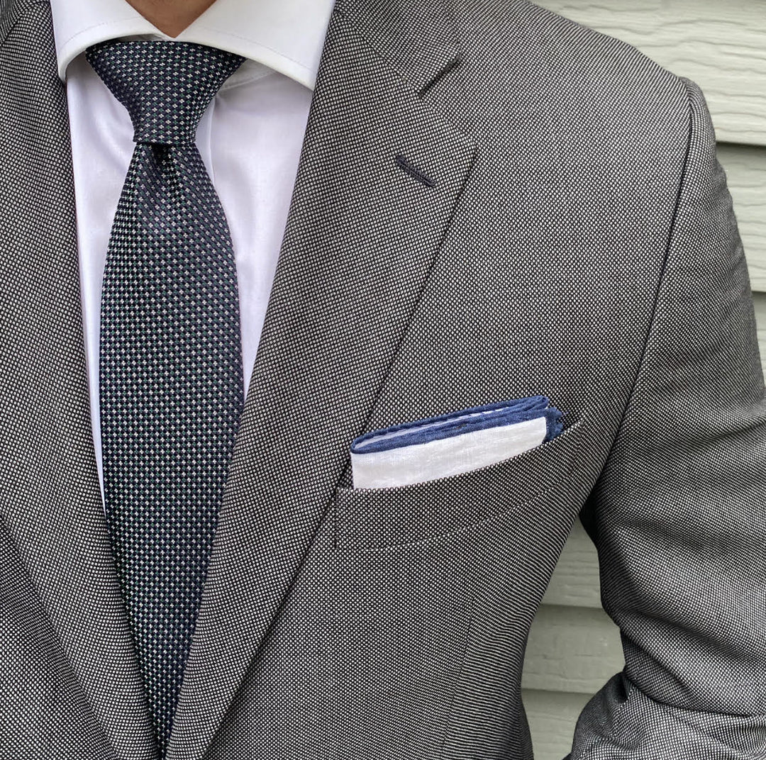 Granger Navy Micro Geo Tie