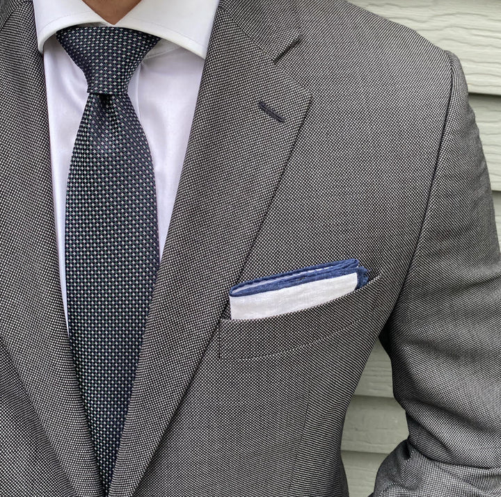 Granger Navy Micro Geo Tie