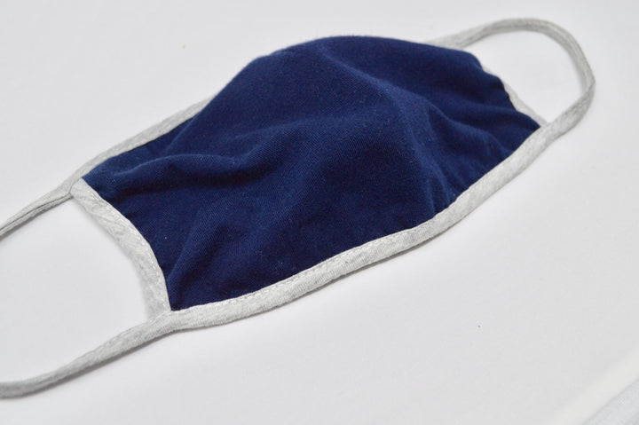 Navy Solid Reusable Face Mask (3 Pack)