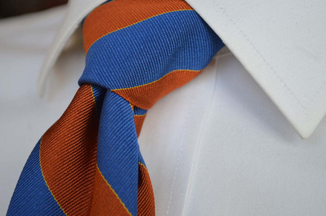 Murray Striped Tie Orange