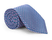 Quinian Blue Foulard Tie