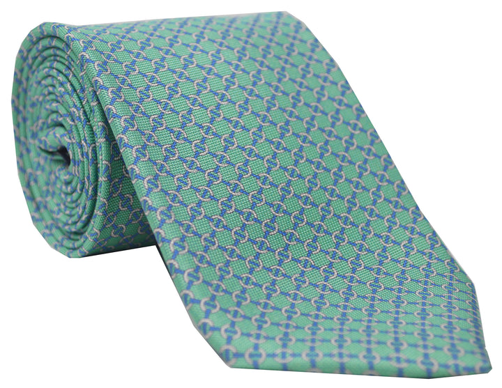 Rawlins Panama Link Tie Green