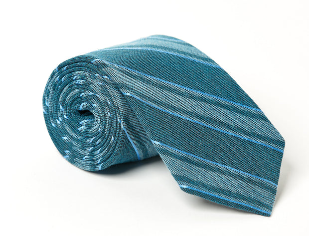 Stanton Turquoise Stripe Tie