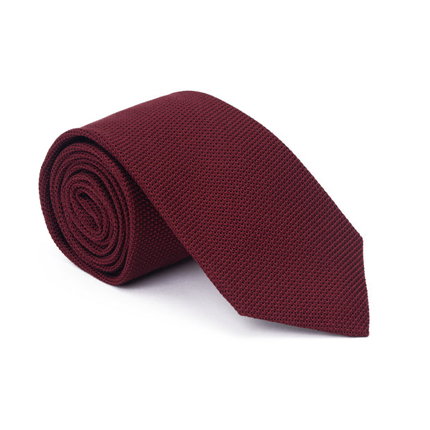 Russel Red Grenadine Solid Tie