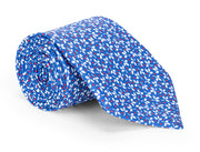 Seneca Blue Floral Tie