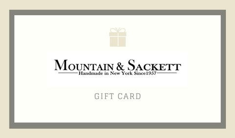 Mountain & Sackett Branded Gift Card