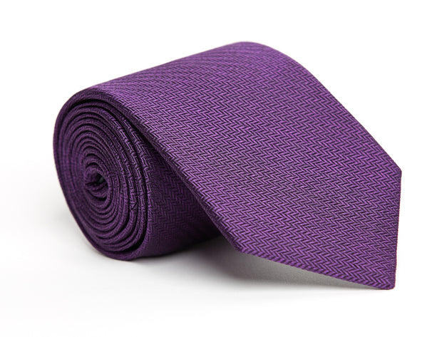 Delancey Purple Solid Tie