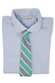Burbank Turquoise Stripe Tie