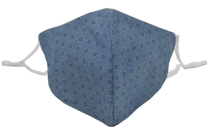Blue Foulard Face Mask