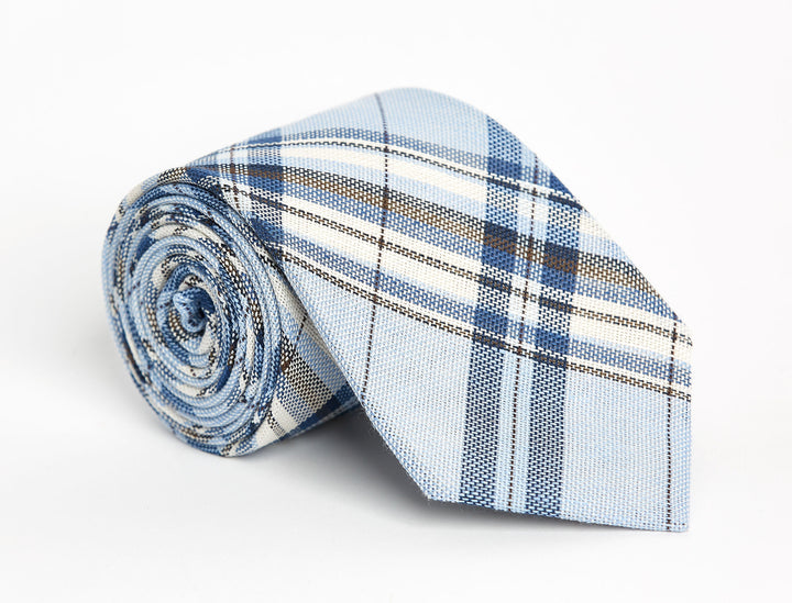 Bryant Blue Plaid Tie