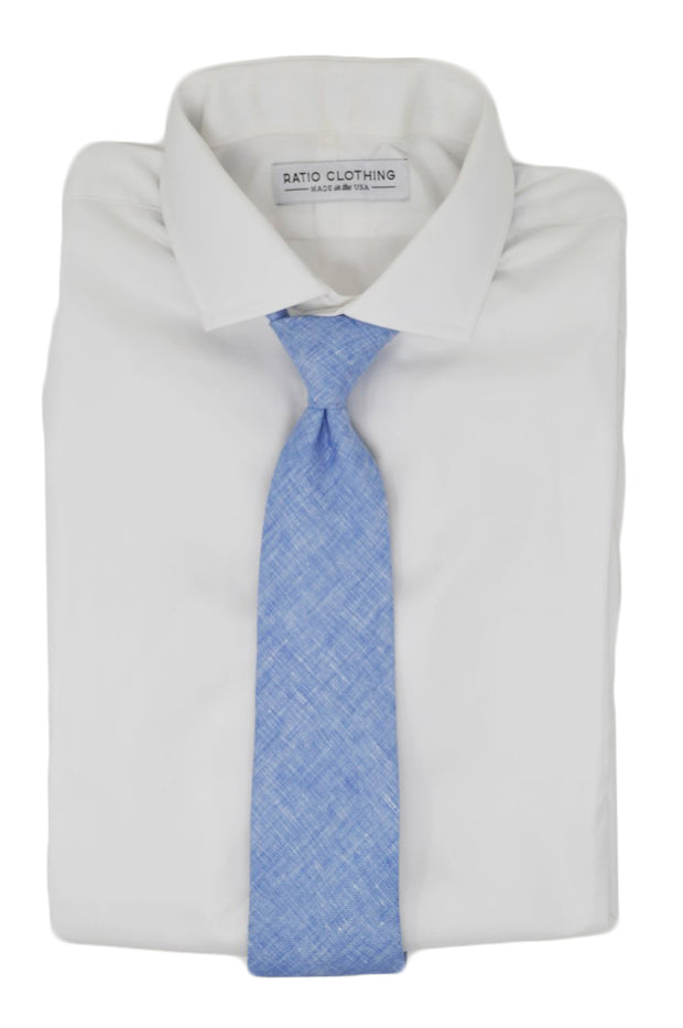 Thomas Blue Solid Tie
