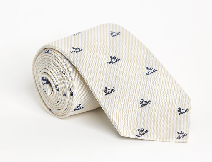 Slater Tan Wave Tie