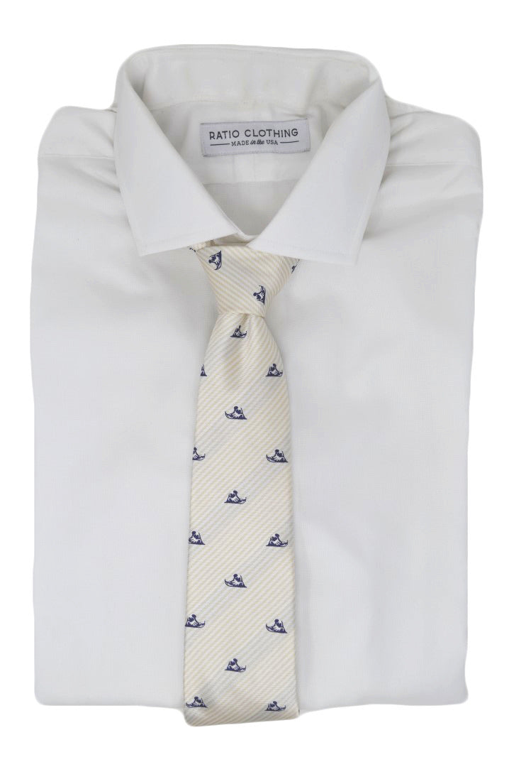 Slater Tan Wave Tie