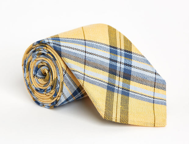 Bryant Yellow Plaid Tie
